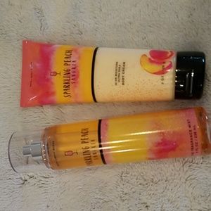 Sparkling Peach Sangria set